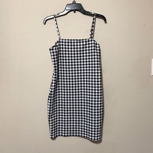 Sexy checkered dress